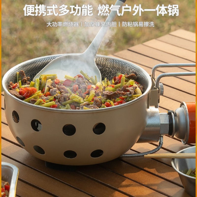 Camping Cooking One Pot - Taşınabilir Dış Mekan Kasetli Ocak Hepsi
