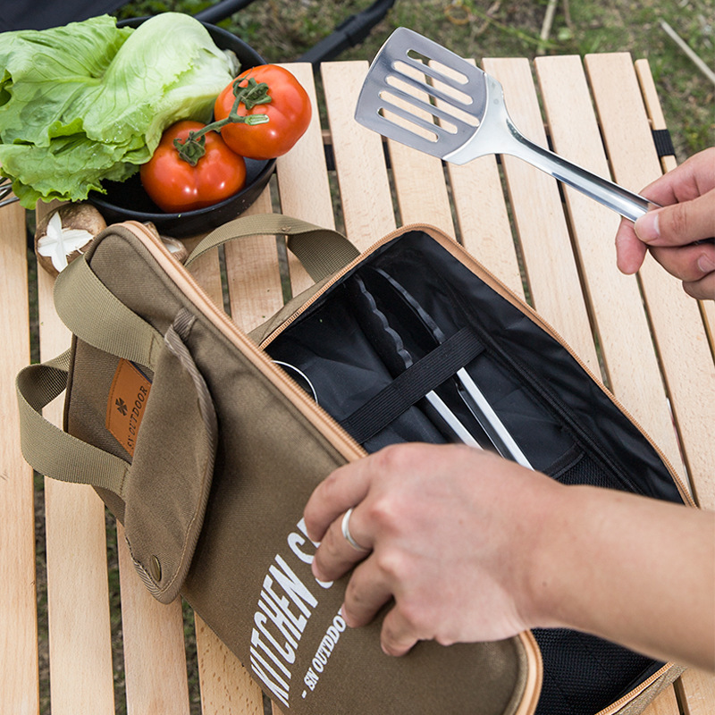 Camping Cooking Recipes - 8 adet Kamp Mutfak Tencere Seti