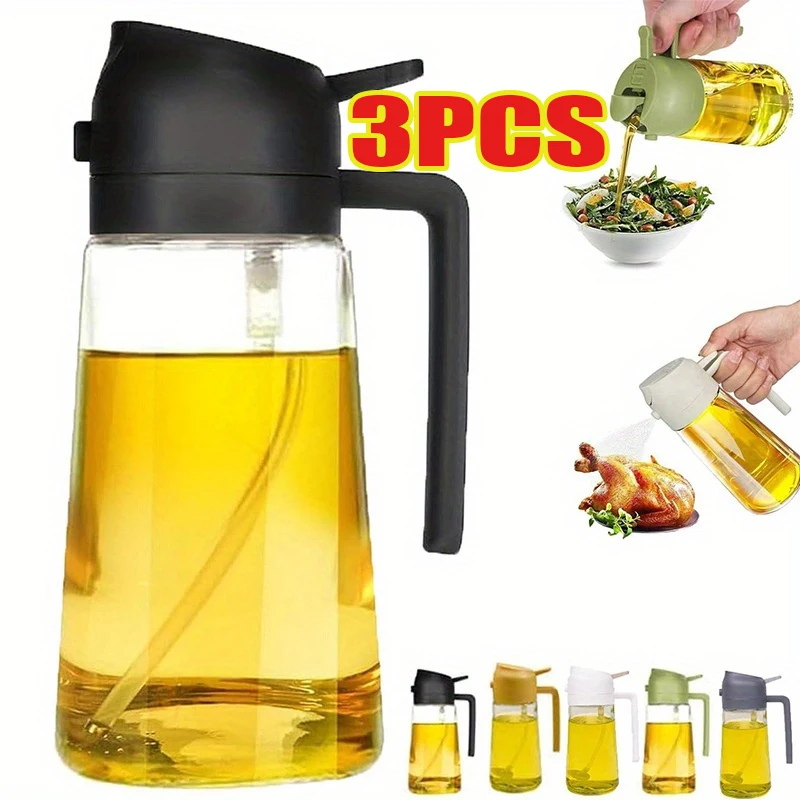 Camping Cooking Recipes - Yağ Spreyi 2'si 1 Arada Plastik