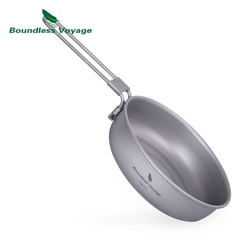 Camping Cooking Survival - Sınırsız Voyage Ultra hafif titanyum kızartma