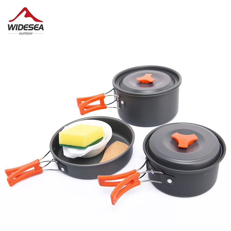 Camping Cooking Recipes - Widesea kamp açık TENCERE SETİ sofra