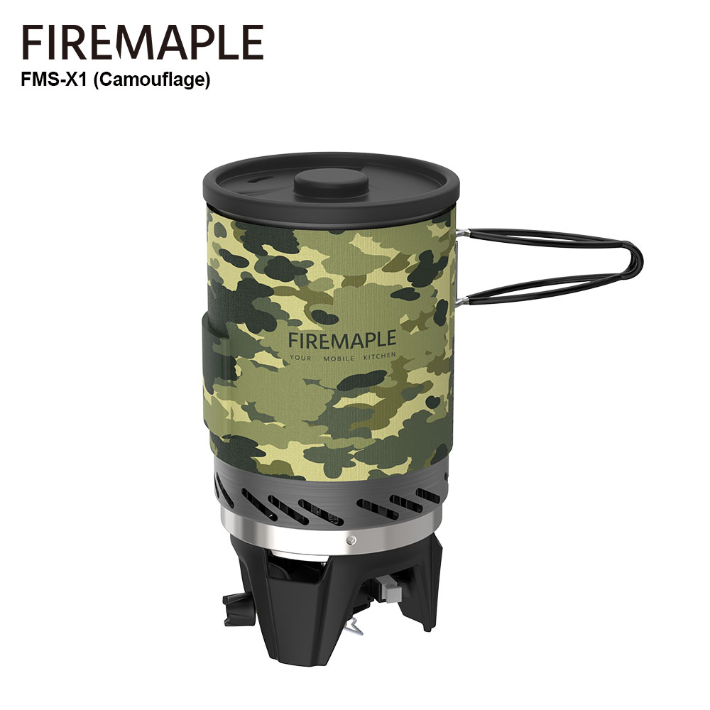 Camping Cooking One Pot - Yangın akçaağaç yıldız X1 pişirme sistemi