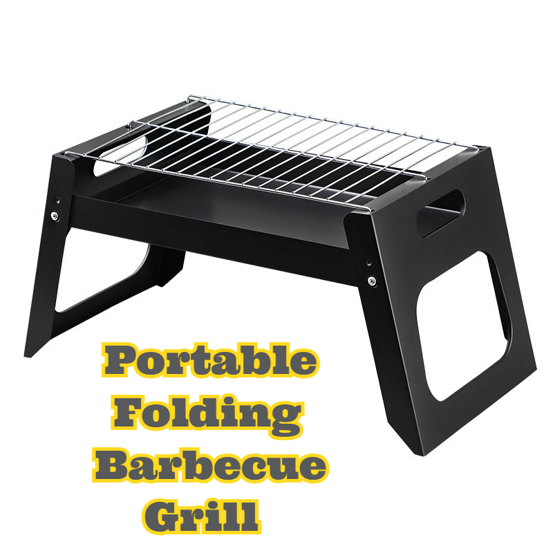 Camping Cooking Gifts - Taşınabilir Kömürlü Barbekü Izgarası Katlanabilir Kompakt