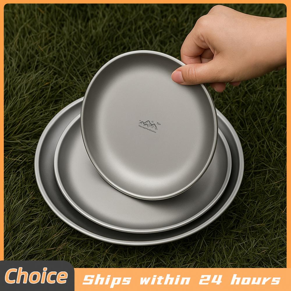 Camping Cooking System - Taşınabilir Titanyum Arıtılmış Paslanmaz Çelik Plaka
