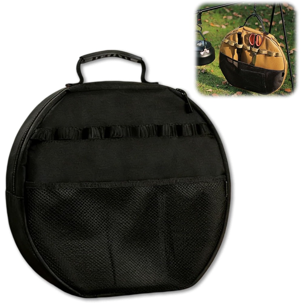 Camping Cooking Survival - Izgara Tavası Saklama Çantası, Kızartma Tavası