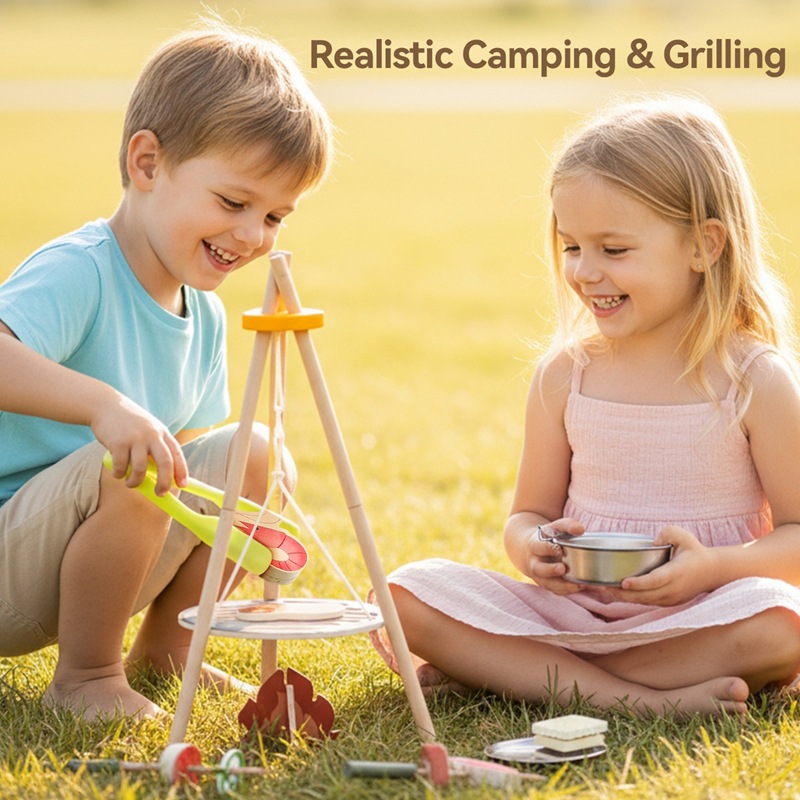 Ahşap Çocuk Kamp Mangal Oyunca - Camping Cooking Gifts incelemesi ve fiyatı