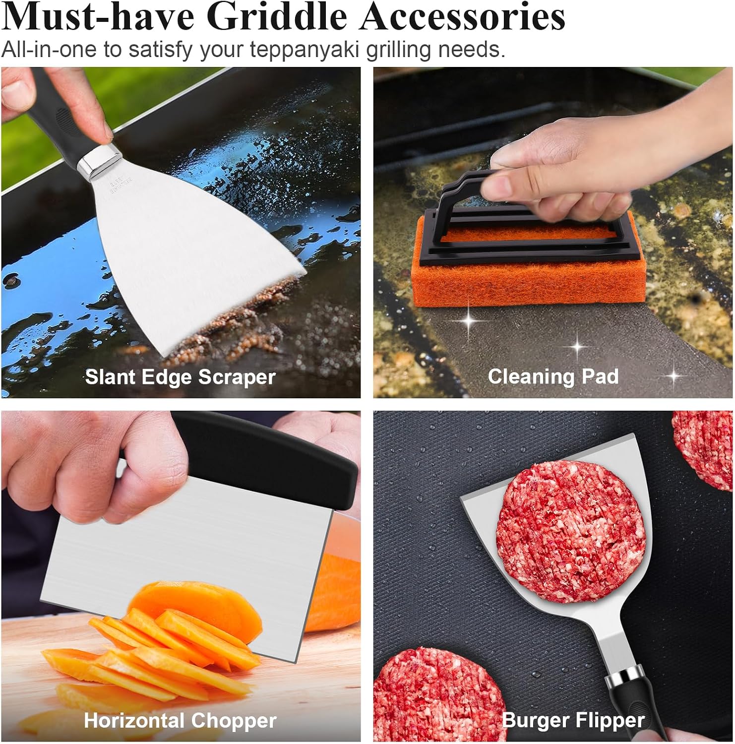 27 Parça Düz Tabanlı Izgara Ak - Camping Cooking Gifts incelemesi ve fiyatı