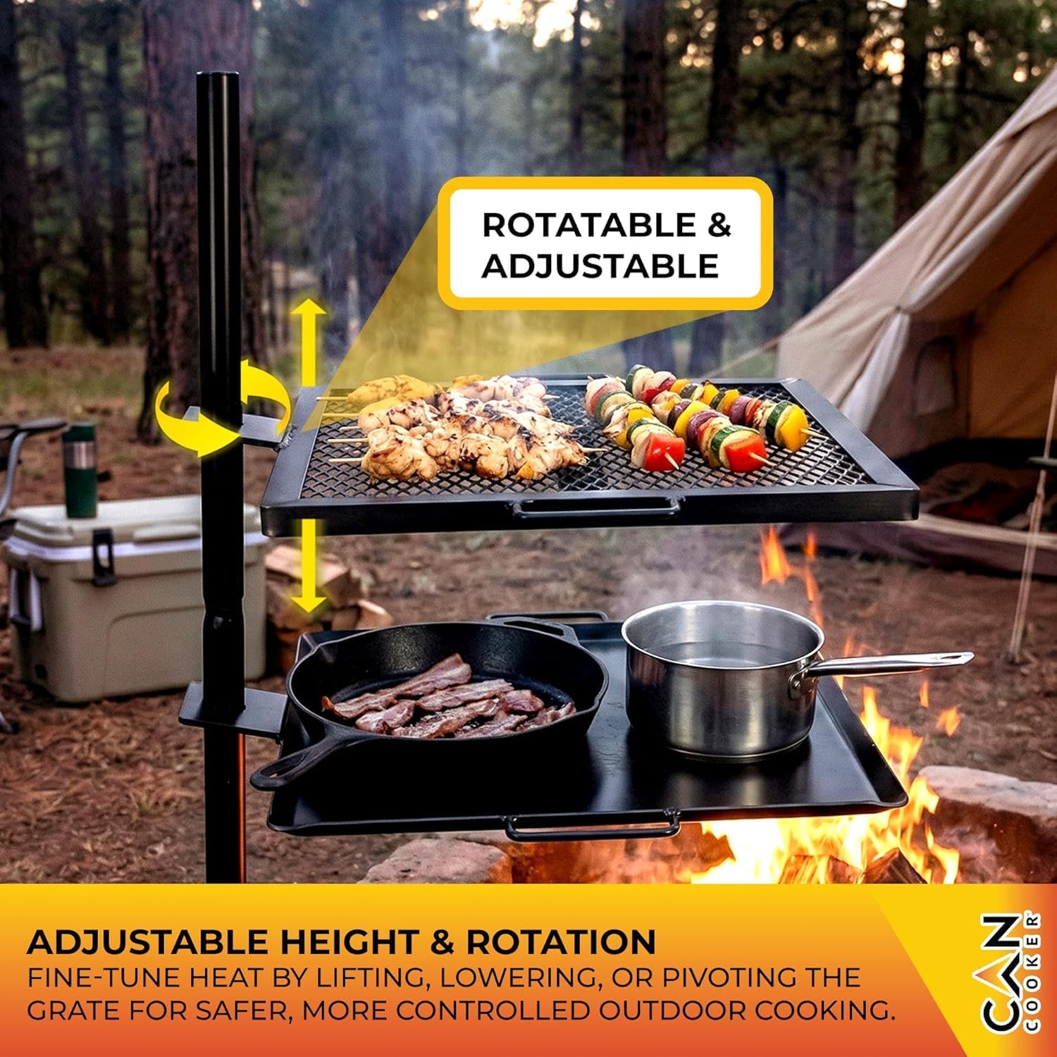 Açık Ateşte Pişirme, Ateş Çuku - Camping Cooking Open Fire incelemesi ve fiyatı