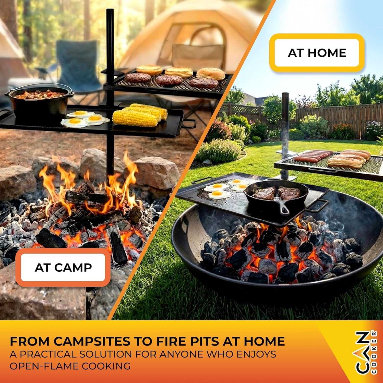Açık Ateşte Pişirme, Ateş Çuku - Camping Cooking Open Fire incelemesi ve fiyatı