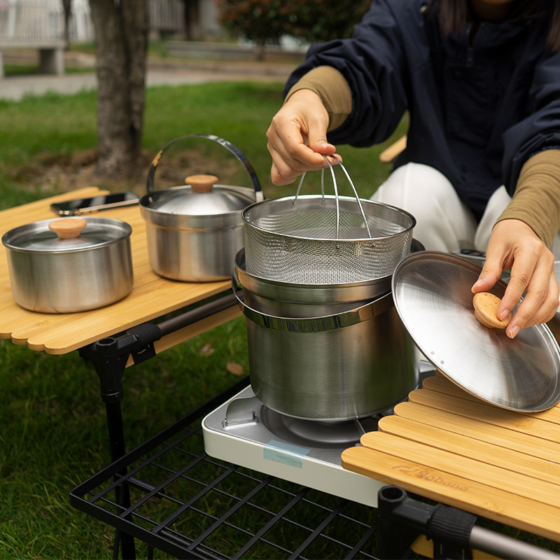 NOBANA Yeni Açık Paslanmaz Çel - Camping Cooking Recipes incelemesi ve fiyatı