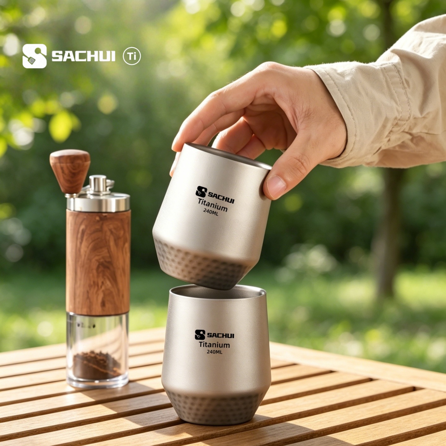 Titanyum Çift Duvarlı Kahve Fi - Camping Cooking System incelemesi ve fiyatı
