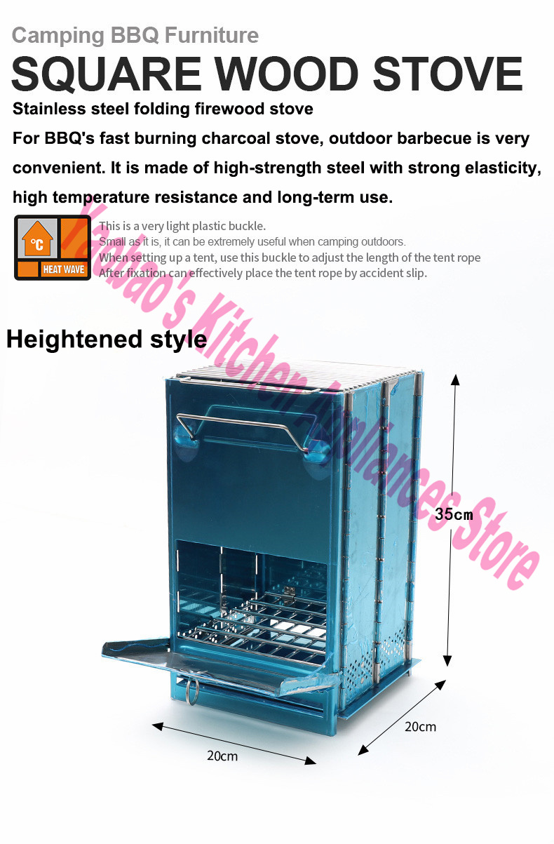 Odun Sobası Açık Hava Kamp Eki - Camping Cooking Portable incelemesi ve fiyatı