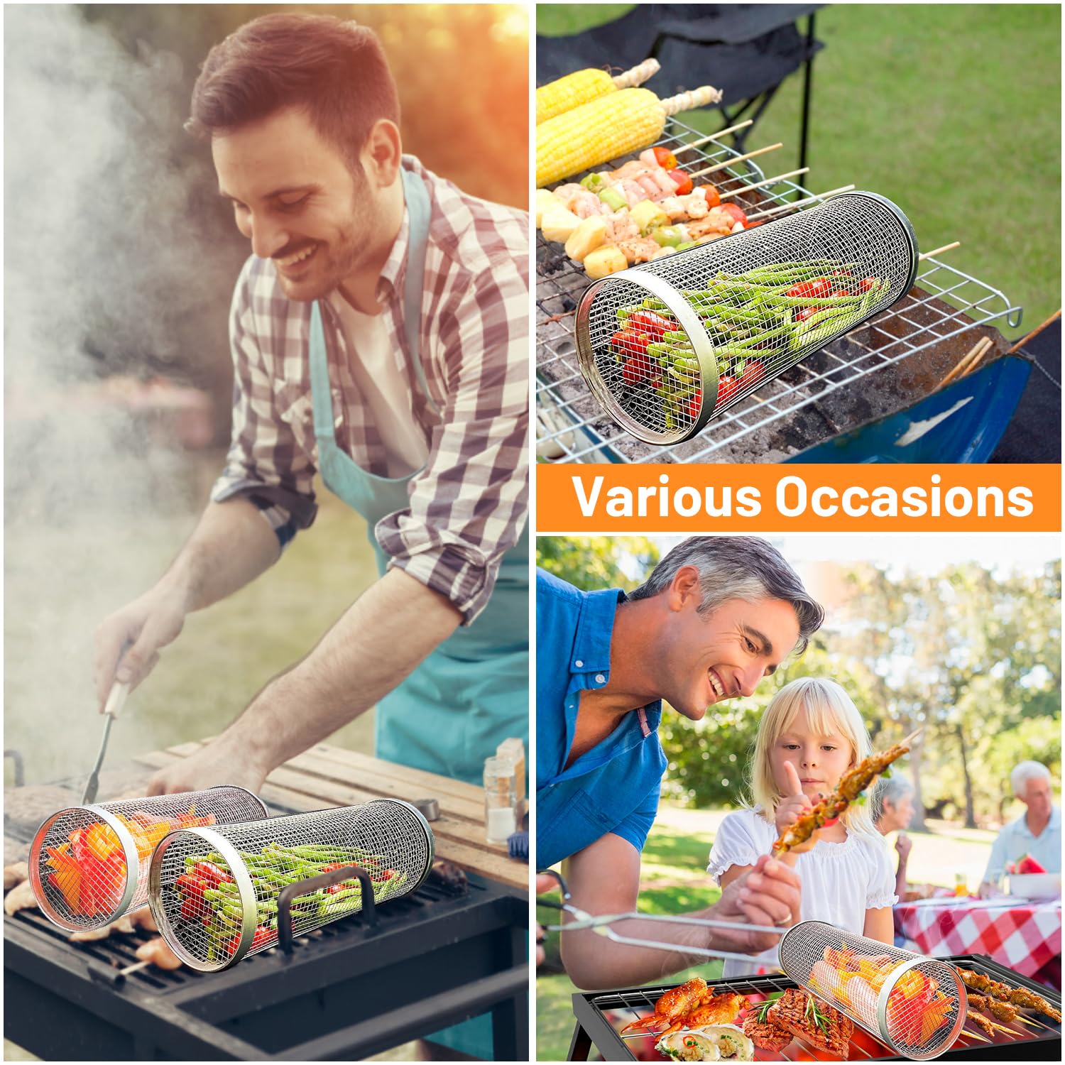 Açık Izgara için 2 Parça Hadde - Camping Cooking Recipes incelemesi ve fiyatı