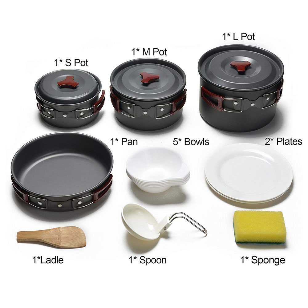 Açık Kamp Tencere Seti Yapışma - Camping Cooking Recipes incelemesi ve fiyatı